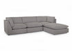 Franklin Furniture - 835 Boston 4 Piece Sectional in Dream Slate - 83501-SLATE-4SET - GreatFurnitureDeal