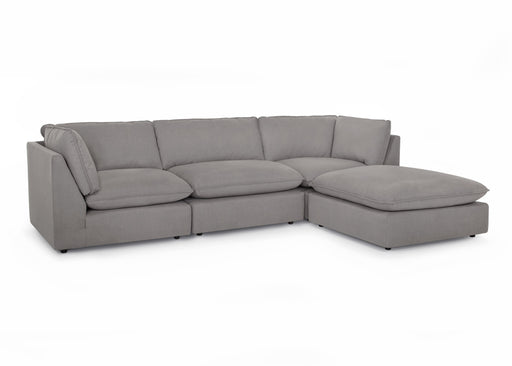 Franklin Furniture - 835 Boston 4 Piece Sectional in Dream Slate - 83501-SLATE-4SET - GreatFurnitureDeal