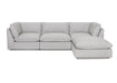 Franklin Furniture - 835 Boston 4 Piece Sectional in Oakbrook Marble - 83501-MARBLE-4SET - GreatFurnitureDeal