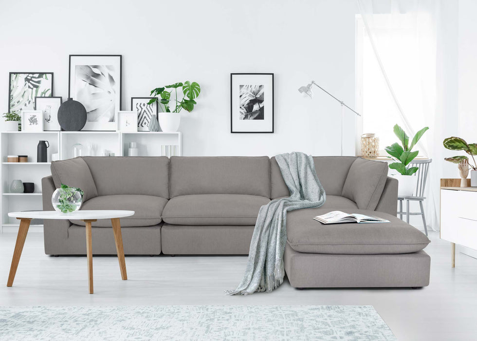 Franklin Furniture - 835 Boston 4 Piece Sectional in Dream Slate - 83501-SLATE-4SET - GreatFurnitureDeal