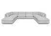 Franklin Furniture - 835 Boston 8 Piece Sectional in Oakbrook Marble - 83518-03-01-03-03-01-03-18-MARBLE-8SET - GreatFurnitureDeal