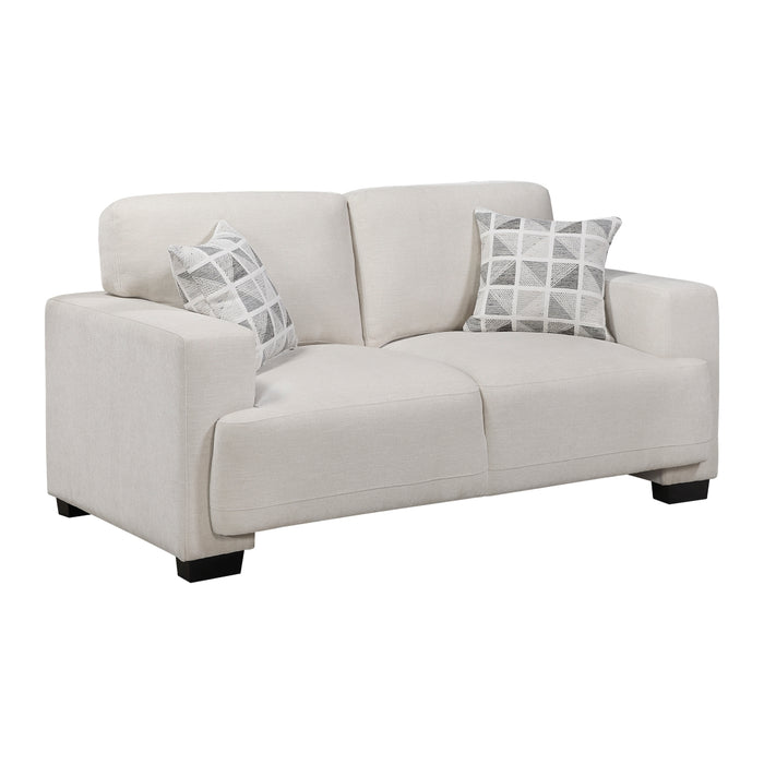Homelegance - Cove 2 Piece Sofa Set in Beige - 8357BEG*2 - GreatFurnitureDeal