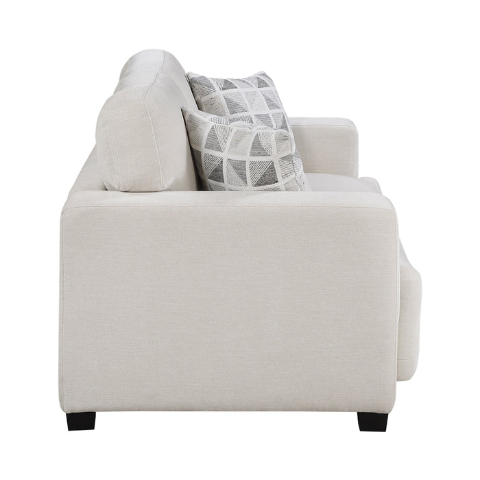 Homelegance - Cove 2 Piece Sofa Set in Beige - 8357BEG*2 - GreatFurnitureDeal