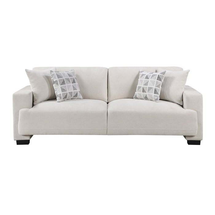 Homelegance - Cove 2 Piece Sofa Set in Beige - 8357BEG*2 - GreatFurnitureDeal