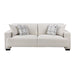 Homelegance - Cove 2 Piece Sofa Set in Beige - 8357BEG*2 - GreatFurnitureDeal