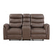 Homelegance - Metric 3 Piece Sofa Set in Brown - 8360BRW*3 - GreatFurnitureDeal