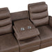 Homelegance - Metric 3 Piece Sofa Set in Brown - 8360BRW*3 - GreatFurnitureDeal