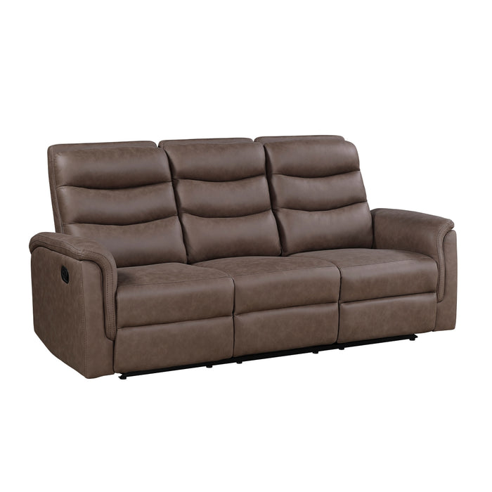 Homelegance - Metric 3 Piece Sofa Set in Brown - 8360BRW*3 - GreatFurnitureDeal