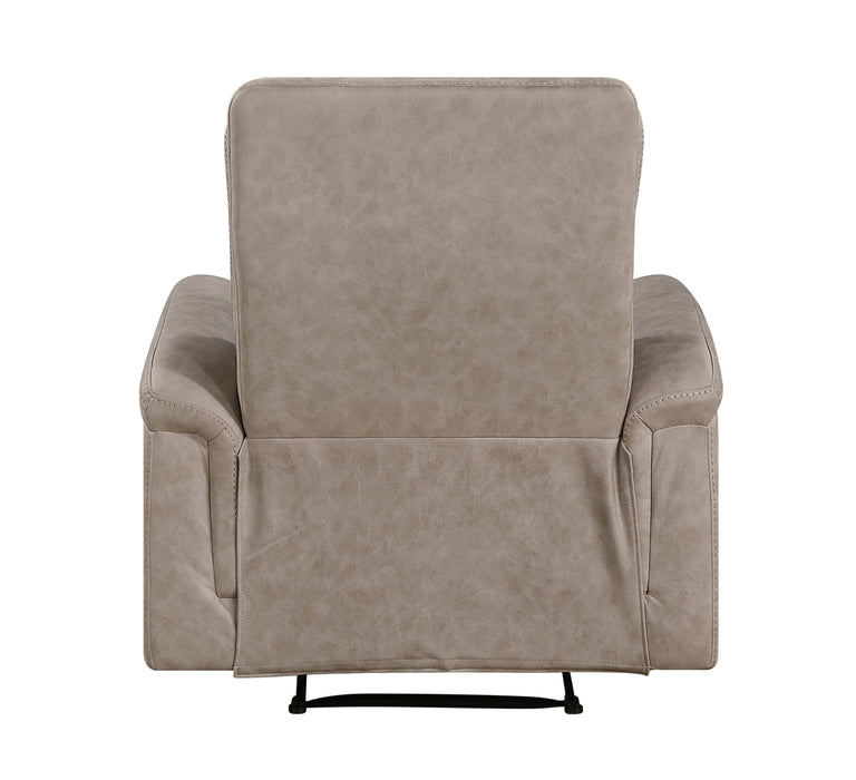 Homelegance - Metric Reclining Chair in Taupe - 8360TPE-1 - GreatFurnitureDeal