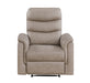 Homelegance - Metric 3 Piece Double Reclining Living Room Set in Taupe - 8360TPE*3 - GreatFurnitureDeal