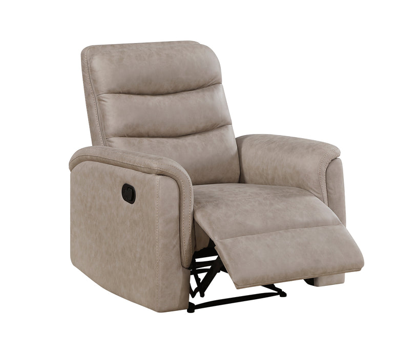 Homelegance - Metric 3 Piece Double Reclining Living Room Set in Taupe - 8360TPE*3 - GreatFurnitureDeal