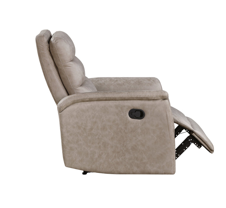 Homelegance - Metric 3 Piece Double Reclining Living Room Set in Taupe - 8360TPE*3 - GreatFurnitureDeal