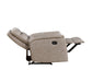 Homelegance - Metric Reclining Chair in Taupe - 8360TPE-1 - GreatFurnitureDeal