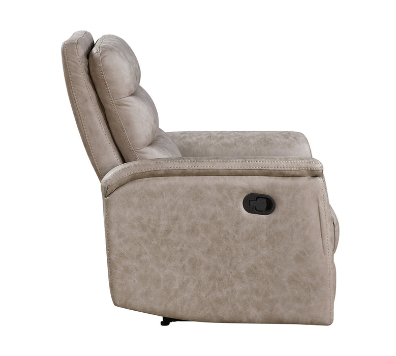 Homelegance - Metric 3 Piece Double Reclining Living Room Set in Taupe - 8360TPE*3 - GreatFurnitureDeal