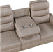 Homelegance - Metric 2 Piece Double Reclining Sofa Set in Taupe - 8360TPE*2 - GreatFurnitureDeal