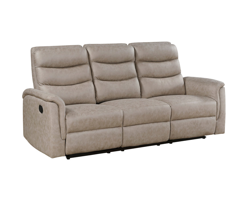 Homelegance - Metric 3 Piece Double Reclining Living Room Set in Taupe - 8360TPE*3