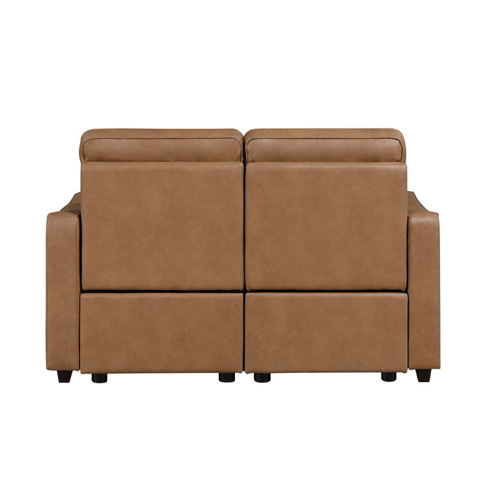 Homelegance - Equinox 2 Piece Sofa Set in Brown - 8368BRW*2PWA2 - GreatFurnitureDeal