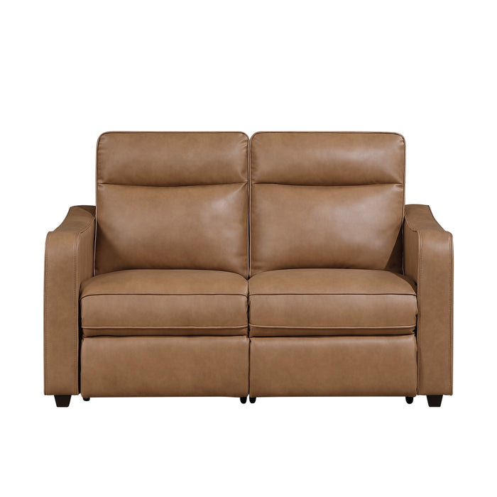 Homelegance - Equinox 2 Piece Sofa Set in Brown - 8368BRW*2PWA2 - GreatFurnitureDeal