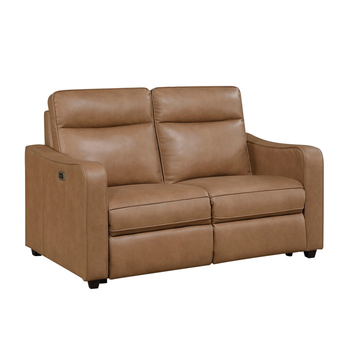 Homelegance - Equinox 2 Piece Sofa Set in Brown - 8368BRW*2PWA2 - GreatFurnitureDeal