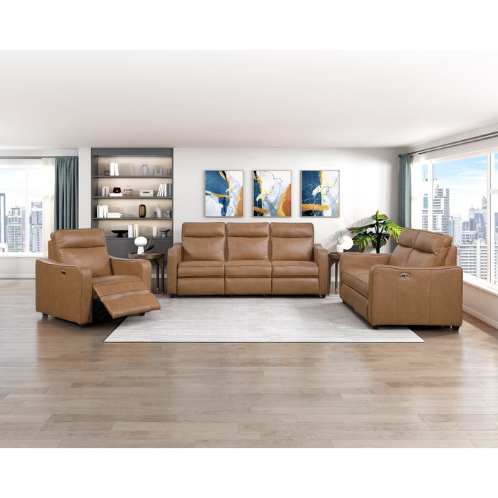 Homelegance - Equinox 3 Piece Sofa Set in Brown - 8368BRW*3PWA2 - GreatFurnitureDeal