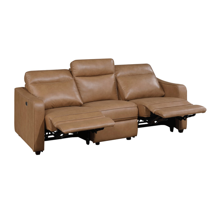 Homelegance - Equinox 2 Piece Sofa Set in Brown - 8368BRW*2PWA2 - GreatFurnitureDeal