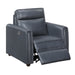 Homelegance - Equinox 3 Piece Reclining Sofa Set in Navy - 8368NVY*3PWA1 - GreatFurnitureDeal