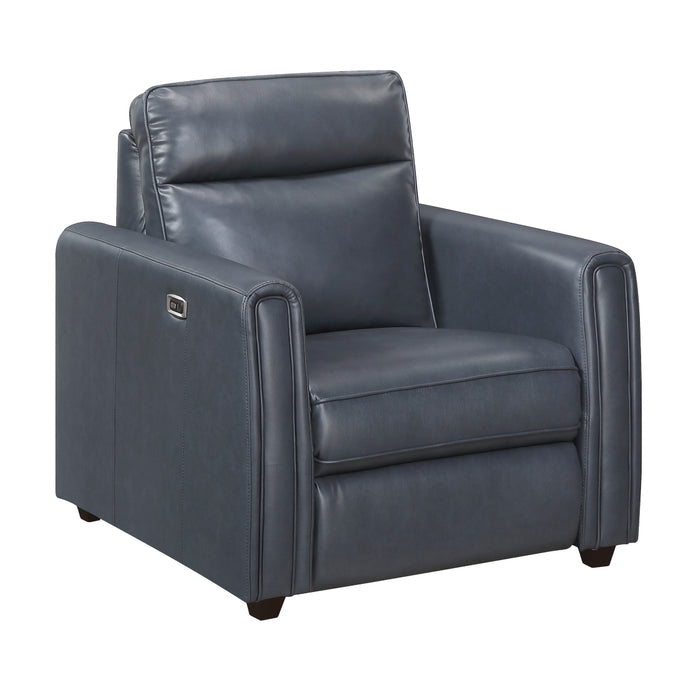Homelegance - Equinox 3 Piece Reclining Sofa Set in Navy - 8368NVY*3PWA1 - GreatFurnitureDeal