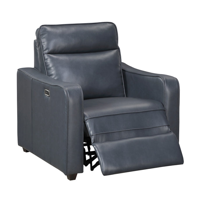 Homelegance - Equinox 3 Piece Reclining Sofa Set in Navy - 8368NVY*3PWA2 - GreatFurnitureDeal