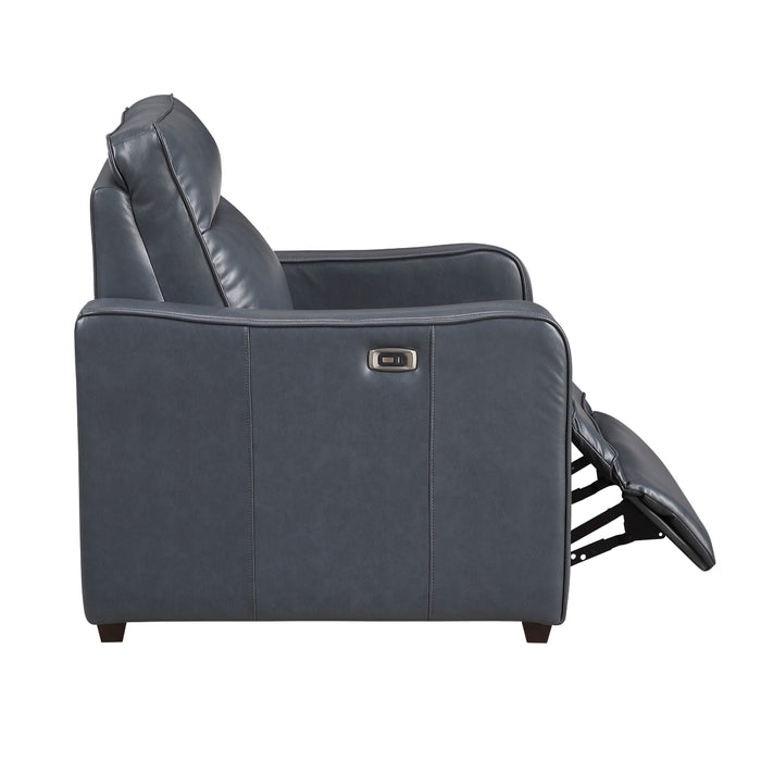 Homelegance - Equinox 3 Piece Reclining Sofa Set in Navy - 8368NVY*3PWA2 - GreatFurnitureDeal