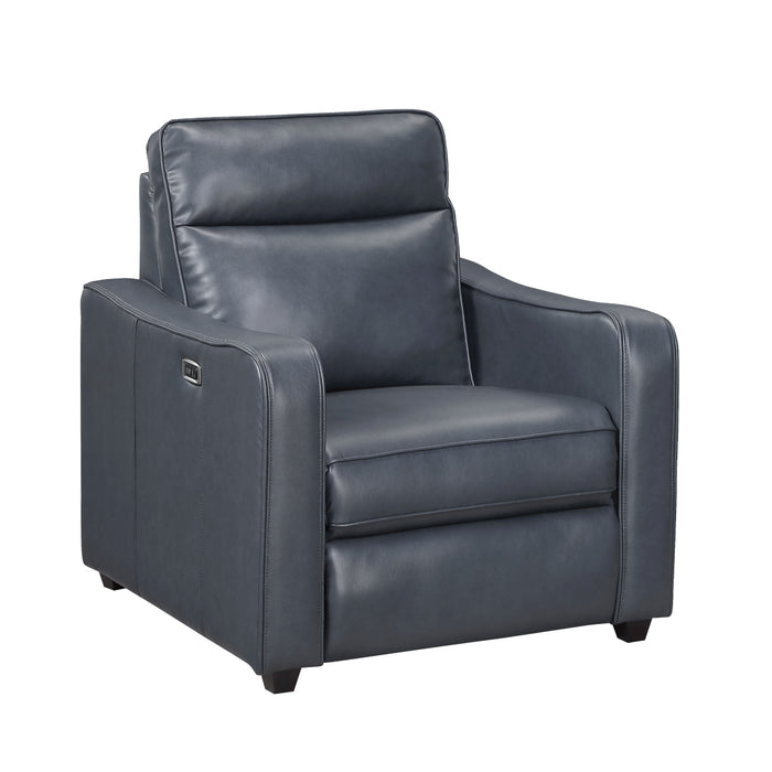 Homelegance - Equinox 3 Piece Reclining Sofa Set in Navy - 8368NVY*3PWA2 - GreatFurnitureDeal