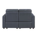 Homelegance - Equinox 2 Piece Sofa Set in Navy - 8368NVY*2PWA1 - GreatFurnitureDeal