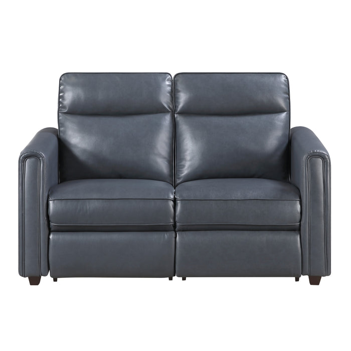 Homelegance - Equinox 2 Piece Sofa Set in Navy - 8368NVY*2PWA1 - GreatFurnitureDeal