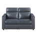 Homelegance - Equinox 2 Piece Sofa Set in Navy - 8368NVY*2PWA1 - GreatFurnitureDeal
