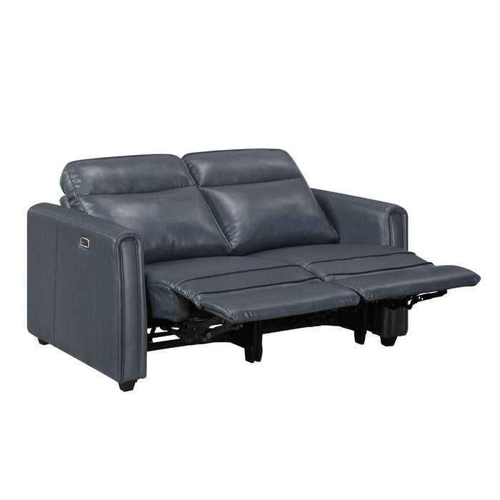 Homelegance - Equinox 3 Piece Reclining Sofa Set in Navy - 8368NVY*3PWA1 - GreatFurnitureDeal