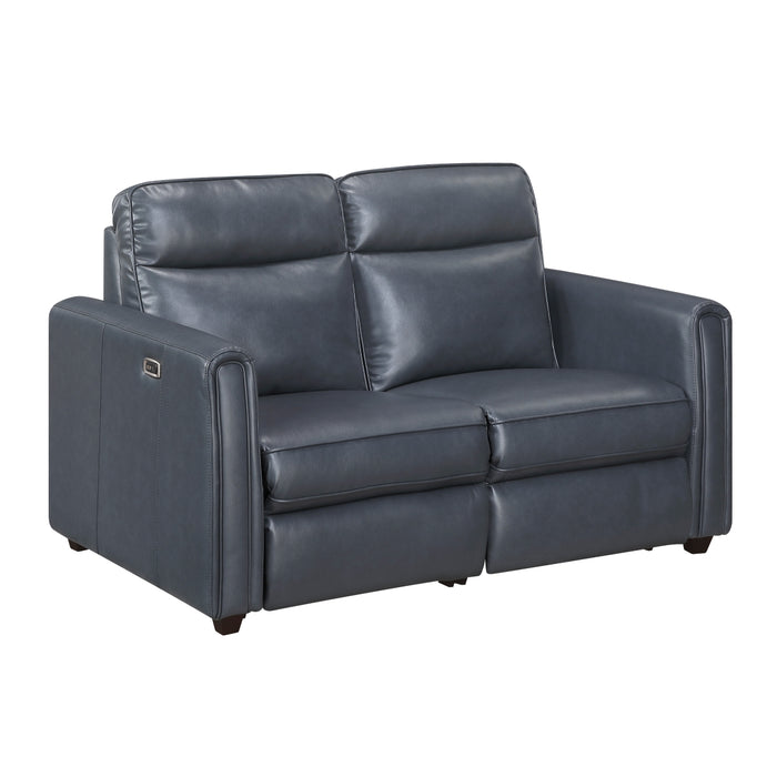 Homelegance - Equinox 2 Piece Sofa Set in Navy - 8368NVY*2PWA1 - GreatFurnitureDeal