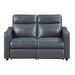 Homelegance - Equinox 2 Piece Reclining Sofa Set in Navy - 8368NVY*2PWA2 - GreatFurnitureDeal