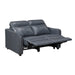 Homelegance - Equinox 2 Piece Reclining Sofa Set in Navy - 8368NVY*2PWA2 - GreatFurnitureDeal