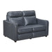 Homelegance - Equinox 2 Piece Reclining Sofa Set in Navy - 8368NVY*2PWA2 - GreatFurnitureDeal