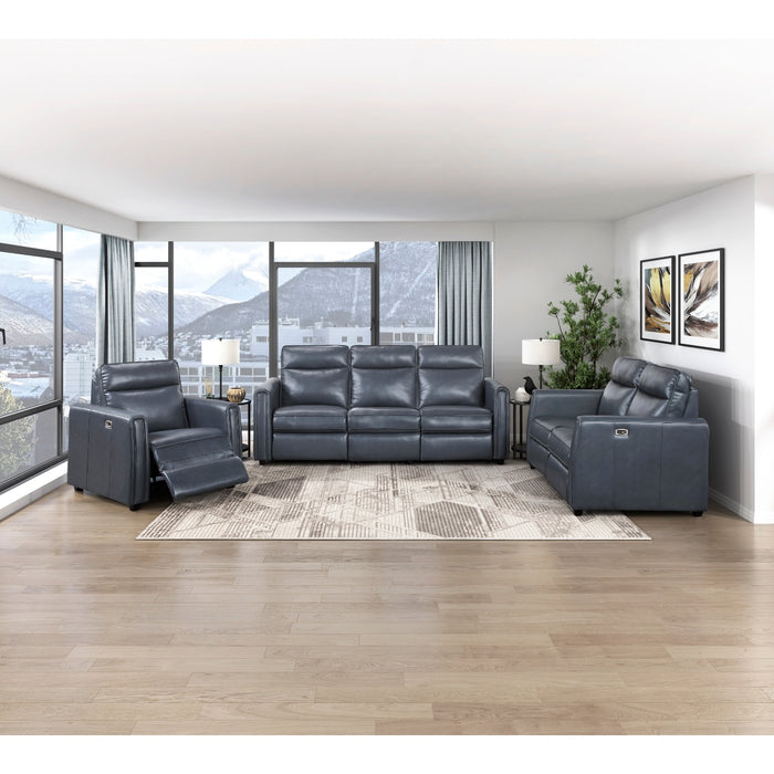 Homelegance - Equinox 3 Piece Reclining Sofa Set in Navy - 8368NVY*3PWA1 - GreatFurnitureDeal