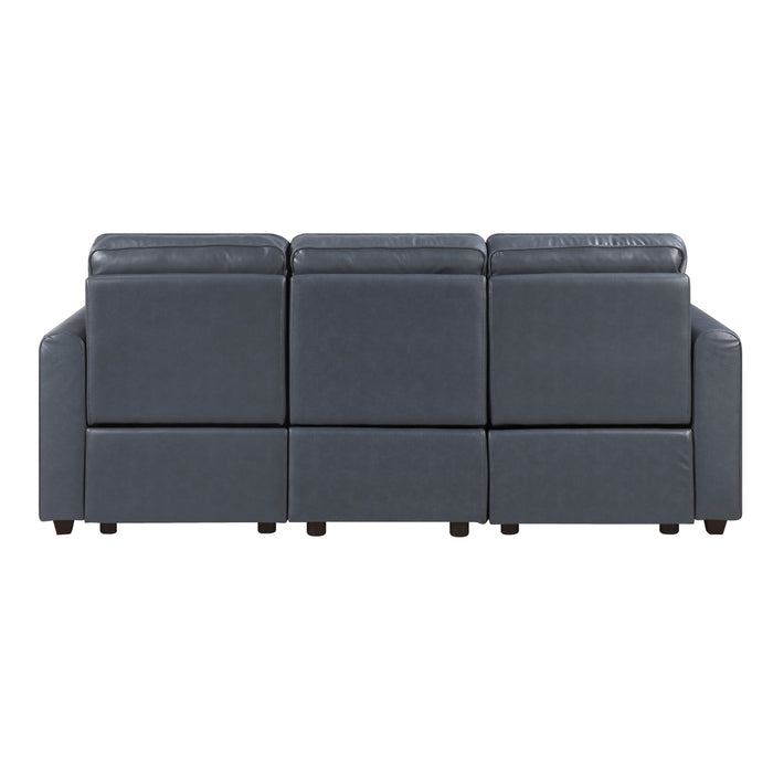 Homelegance - Equinox 2 Piece Sofa Set in Navy - 8368NVY*2PWA1 - GreatFurnitureDeal