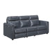 Homelegance - Equinox 2 Piece Sofa Set in Navy - 8368NVY*2PWA1 - GreatFurnitureDeal