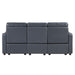 Homelegance - Equinox 3 Piece Reclining Sofa Set in Navy - 8368NVY*3PWA2 - GreatFurnitureDeal