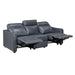 Homelegance - Equinox 2 Piece Reclining Sofa Set in Navy - 8368NVY*2PWA2 - GreatFurnitureDeal