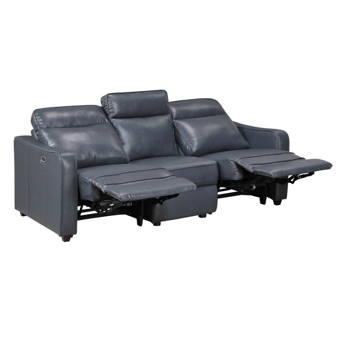 Homelegance - Equinox 3 Piece Reclining Sofa Set in Navy - 8368NVY*3PWA2 - GreatFurnitureDeal
