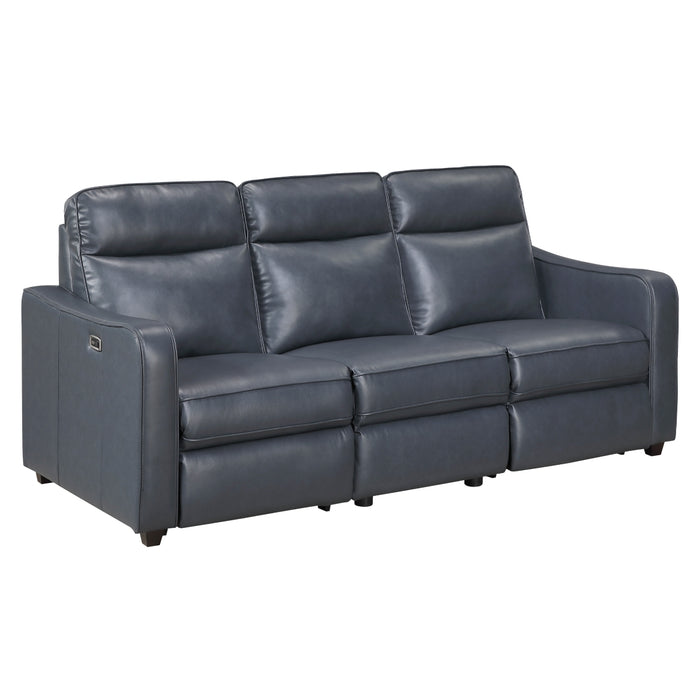 Homelegance - Equinox 2 Piece Reclining Sofa Set in Navy - 8368NVY*2PWA2 - GreatFurnitureDeal