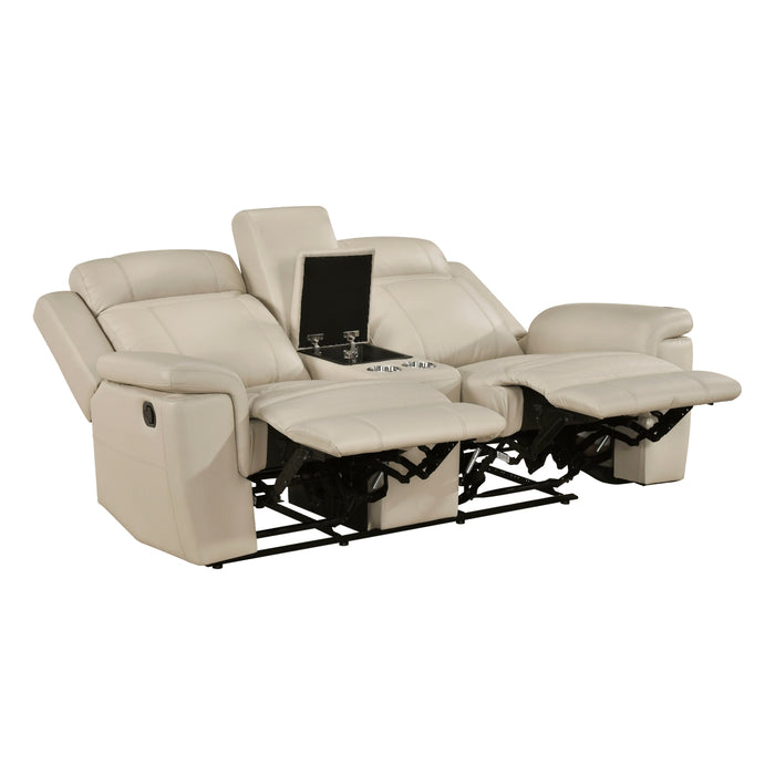 Homelegance - Nest 3 Piece Reclining Sofa Set in Beige - 8379BEG*3 - GreatFurnitureDeal