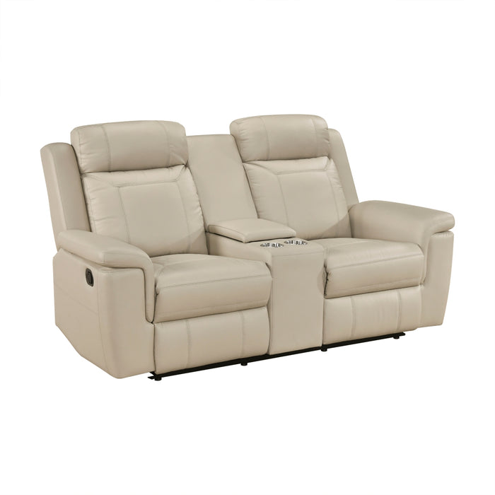Homelegance - Nest 3 Piece Reclining Sofa Set in Beige - 8379BEG*3 - GreatFurnitureDeal