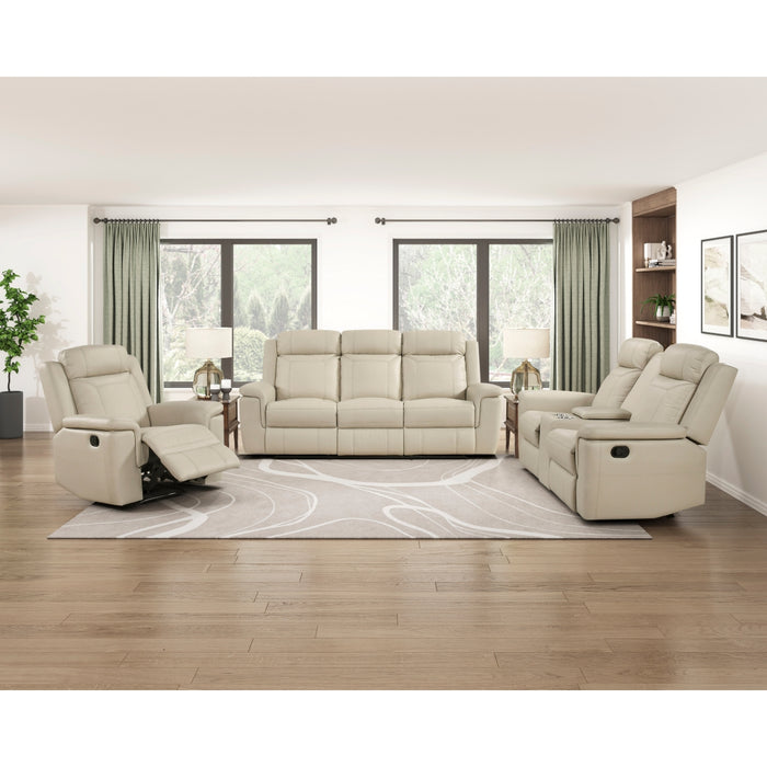 Homelegance - Nest Double Reclining Sofa in Beige - 8379BEG-3 - GreatFurnitureDeal