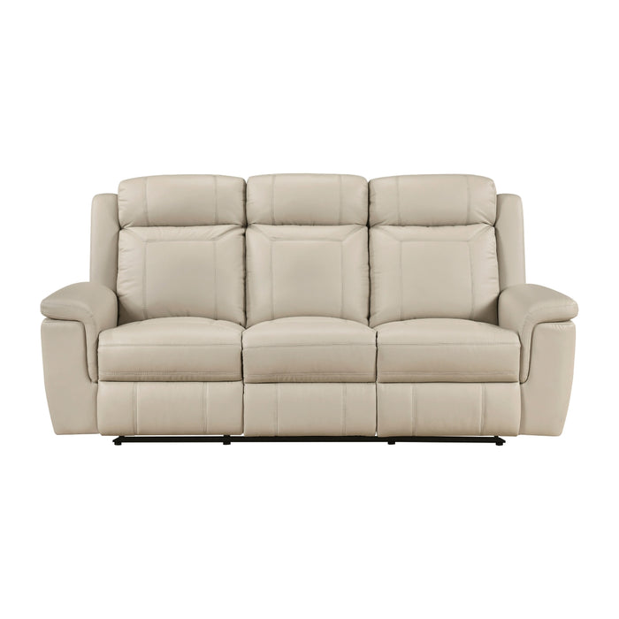 Homelegance - Nest Double Reclining Sofa in Beige - 8379BEG-3 - GreatFurnitureDeal