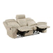 Homelegance - Nest 2 Piece Reclining Sofa Set in Beige - 8379BEG*2 - GreatFurnitureDeal